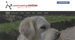 Desktop Screenshot of contemplatingcanines.com